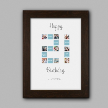 Personalised 21st Special Birthday Print