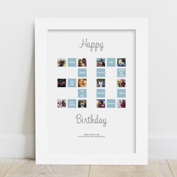 Personalised 30th Special Birthday Print