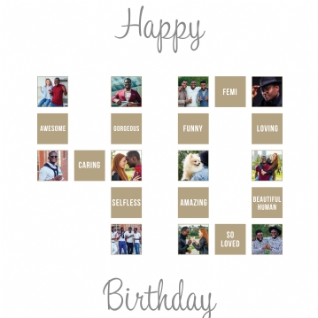 Personalised 40th Special Birthday Print
