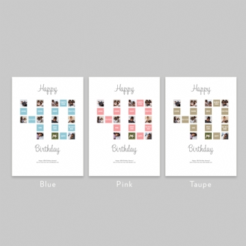 Personalised 40th Special Birthday Print