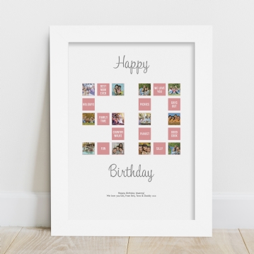 Personalised 50th Special Birthday Print