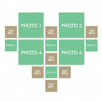 Personalised Heart Photo Prints