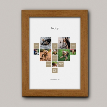 Personalised Heart Photo Prints