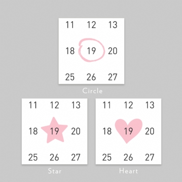 Personalised New Baby Birth Date Prints