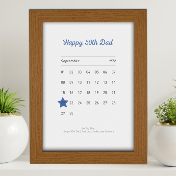 Personalised Special Date Prints