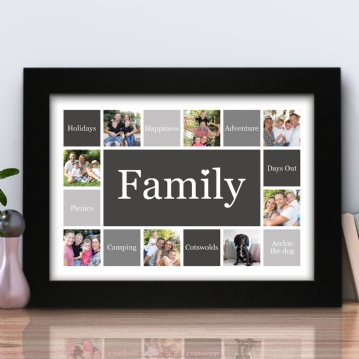 Personalised Family Photo Collage Prints