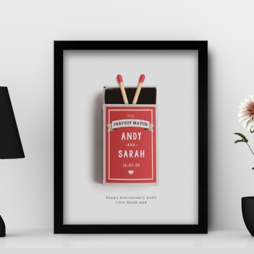 Personalised Perfect Match Poster