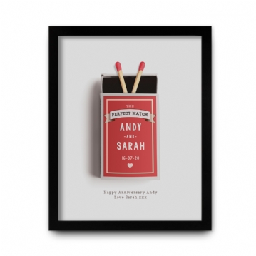 Personalised Perfect Match Poster