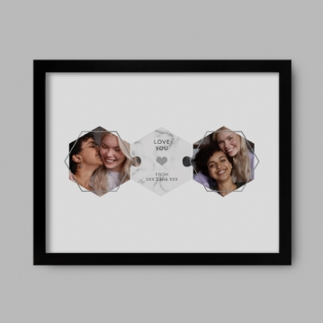 Personalised Anniversary Photo Jigsaw Poster