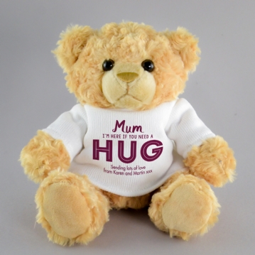 Personalised If You Need a Hug Teddy Bear