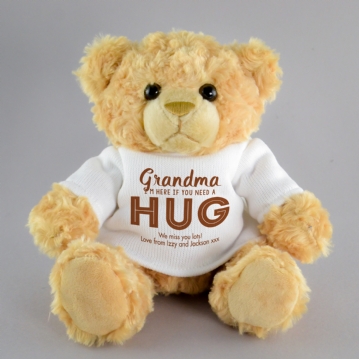 Personalised If You Need a Hug Teddy Bear
