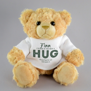 Personalised If You Need a Hug Teddy Bear