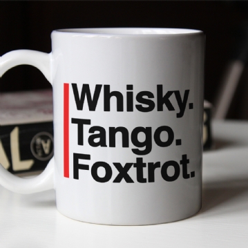 WTF Phonetic Alphabet Rude Mug