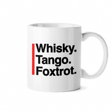 WTF Phonetic Alphabet Rude Mug