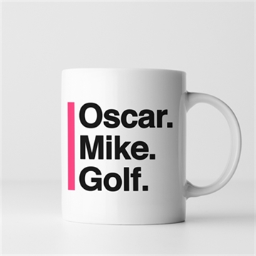 Rude Phonetic Alphabet Phrase Mug