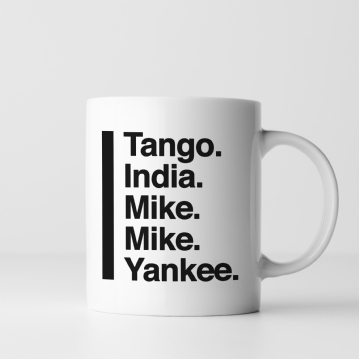 Personalised Phonetic Alphabet Name/Phrase Mug