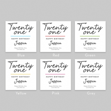 Personalised Classy 21st Birthday Mug