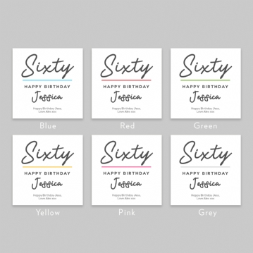 Personalised Classy 60th Birthday Mug