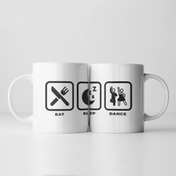 Eat, Sleep,… Icon Mugs