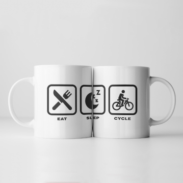 Eat, Sleep,… Icon Mugs