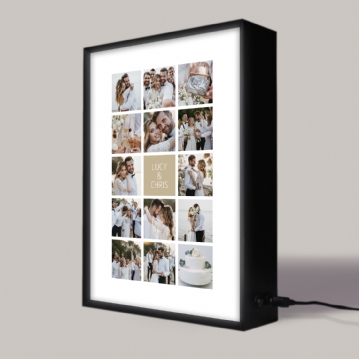 Personalised Photo Album Light Box