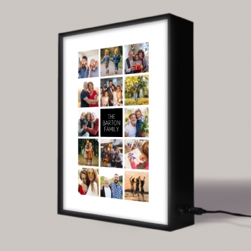 Personalised Photo Album Light Box