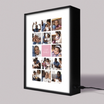 Personalised Photo Album Light Box
