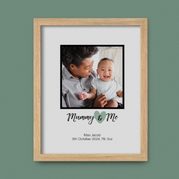 Mummy & Me Personalised Photo Print