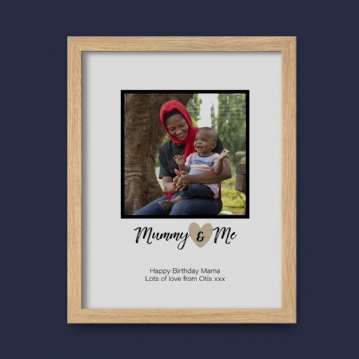 Mummy & Me Personalised Photo Print