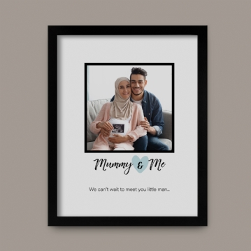 Mummy & Me Personalised Photo Print