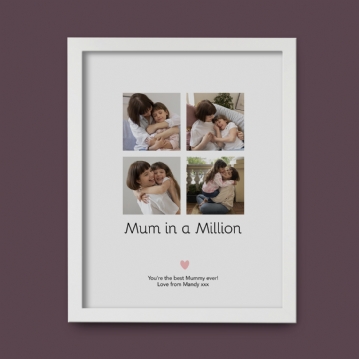 Personalised Mum in a Million Photo Print