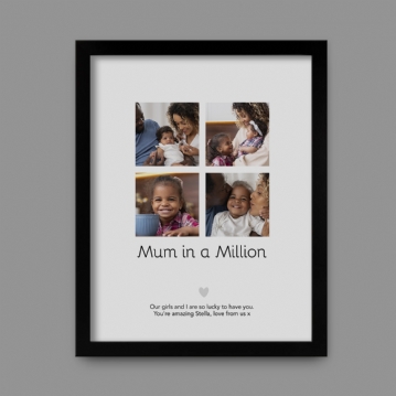 Personalised Mum in a Million Photo Print