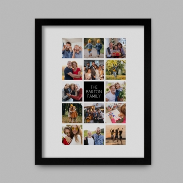Personalised Photo Album Print