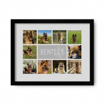 Personalised Dog Photo Collage Print