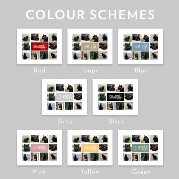 Personalised Cat Photo Collage Print