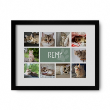 Personalised Cat Photo Collage Print