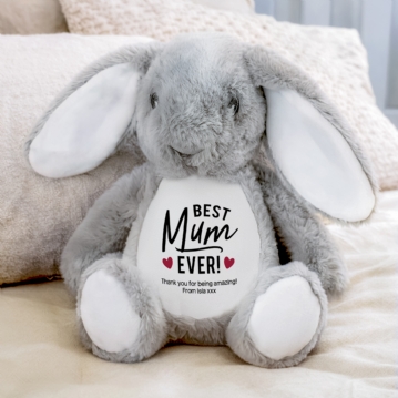 Personalised Best Mum Ever Bunny
