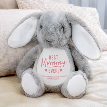 Personalised Best Mum Ever Bunny