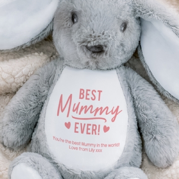 Personalised Best Mum Ever Bunny