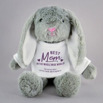 Personalised Best Mum Ever Bunny