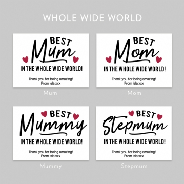 Personalised Best Mum Ever Bunny
