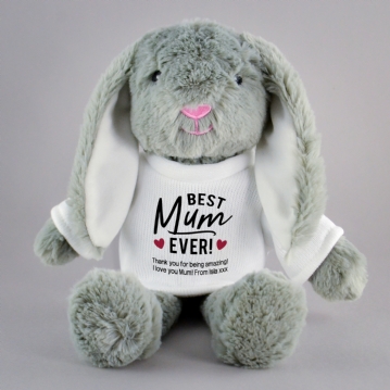 Personalised Best Mum Ever Bunny