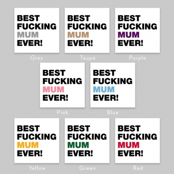 Personalised Best Fucking Mum/Stepmum Ever Mug