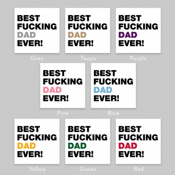 Personalised Best Fucking Dad/Stepdad Ever Mug