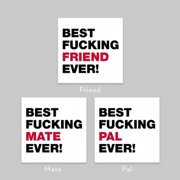 Personalised Best Fucking Friend Ever Mug