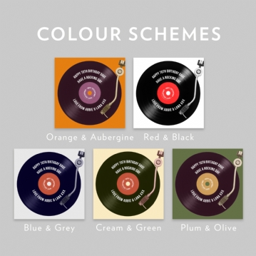 Personalised 70th Retro Record Mug