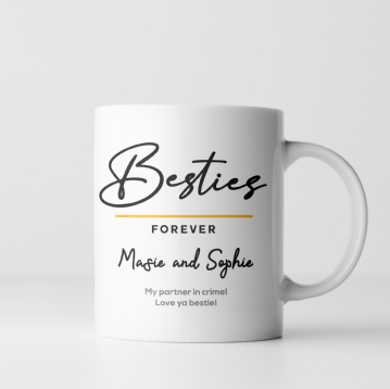 Personalised Classy Best Friend Mug