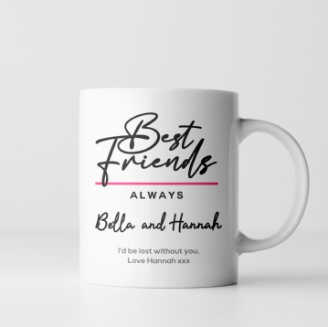 Personalised Classy Best Friend Mug