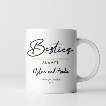 Personalised Classy Best Friend Mug