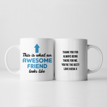 Awesome Friend Personalised Mug